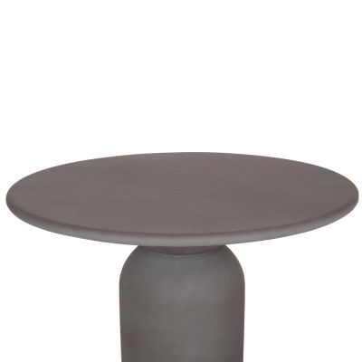 КРЪГЛА ТРАПЕЗАРНА МАСА KAZVIN -СИВ --Φ130x75Hсм.