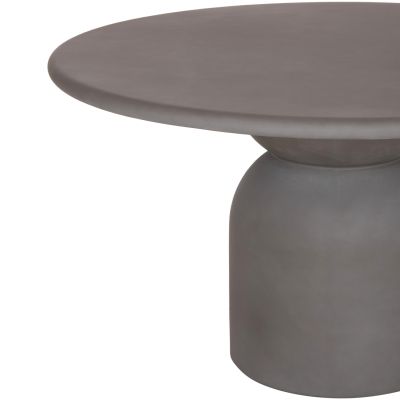 КРЪГЛА ТРАПЕЗАРНА МАСА KAZVIN -СИВ --Φ130x75Hсм.