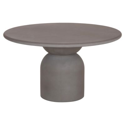 КРЪГЛА ТРАПЕЗАРНА МАСА KAZVIN -СИВ --Φ130x75Hсм.