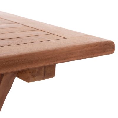OUTDOOR DINING SET 4PCS FOLDABLE ERIS HM10920 TEAK WOOD IN NATURAL