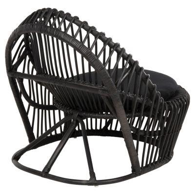 КРЕСЛО ENTROPY -ЧЕРНО 80x97x85Hсм.