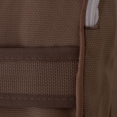 BEACH LOUNGER KORINOS HM10773.04T PINE WOOD IN WALNUT--CUSHION IN MOCHA 79x204x80Hcm.