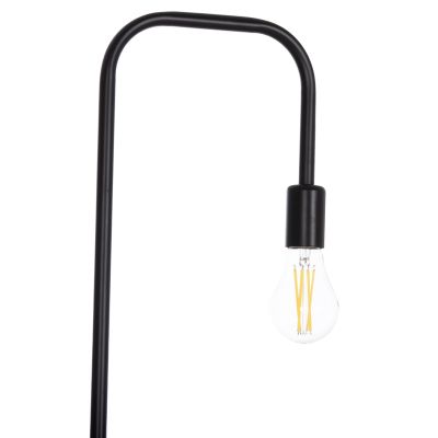 FLOOR STANDING LAMP KRAMER HM7535.11 METAL IN BLACK 23x169Hcm.