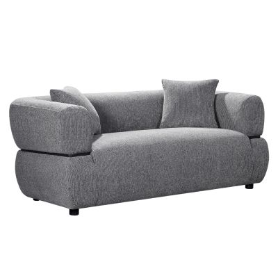 SOFA 2-SEATER ARCTIS HM3328.01 GREY FABRIC 169x88x88Hcm.