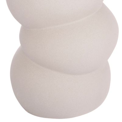 CERAMIC TABLE DECOR ROOK HM4630.03 MATTE GREY Φ12x30Hcm.