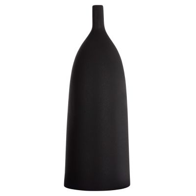 CERAMIC TABLE DECOR GALAD HM4633.02 BLACK MATTE Φ18x49H cm.