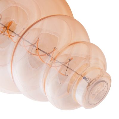CEILING PENDANT LAMP WITH LIGHT BULB HM11932.01--ROPE 1M LONG AND 2cm THICK-E27 SOCKET