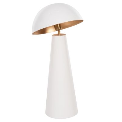 TABLE LAMP SMUSH HM4258.03 METAL IN WHITE-ROTATING CAP Φ32,5x69Hcm.