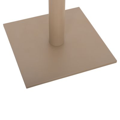 Основа за бар маса-Метал в матово капучино - Регулатори за височина 46x46x108Всм.