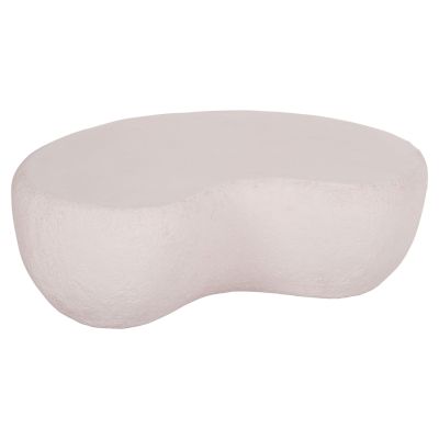 COFFEE TABLE GERSON HM18151.02S FIBER CEMENT IN WHITE--104x72x40Hcm.