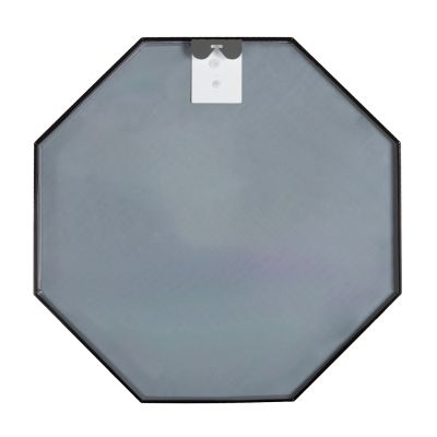 WALL MIRROR HM9583.01 OCTAGON BLACK ALUMINUM FRAME 55,5x2,5x55,5Hcm.