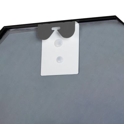 WALL MIRROR HM9583.01 OCTAGON BLACK ALUMINUM FRAME 55,5x2,5x55,5Hcm.