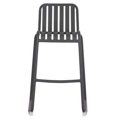 Бар стол Rachel - сив цвят 47x56.5x98.5всм.