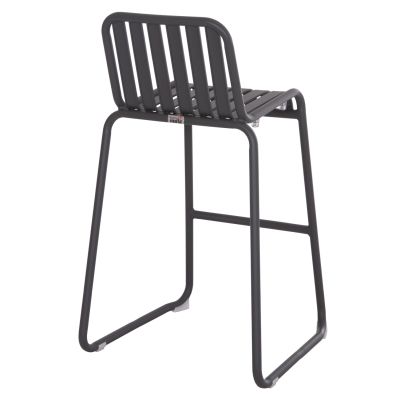 Бар стол Rachel - сив цвят 47x56.5x98.5всм.