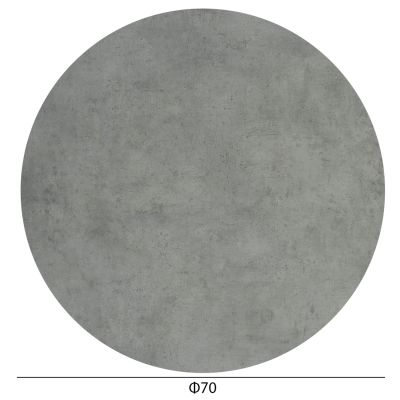 HPL TABLETOP HM5842.32 ROUND IN CEMENT Φ70cm.