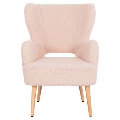 ARMCHAIR MYLIE HM8394.23 ECRU BOUCLE FABRIC 66x76x90Hcm.