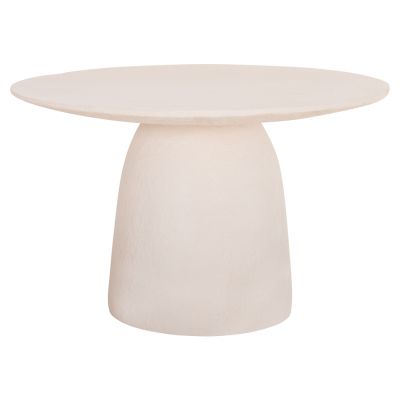 КРЪГЛА ТРАПЕЗАРНА МАСА SEPPO - БЯЛО--Φ119,5x75,5Hсм.