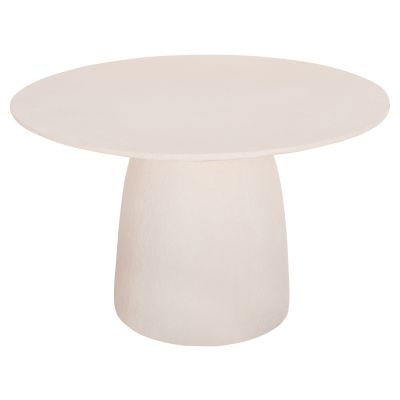 КРЪГЛА ТРАПЕЗАРНА МАСА SEPPO - БЯЛО--Φ119,5x75,5Hсм.