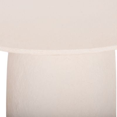 КРЪГЛА ТРАПЕЗАРНА МАСА SEPPO - БЯЛО--Φ119,5x75,5Hсм.