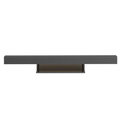 WALL HANGING TV STAND WITH LED SAVOR HM18381.05 MELAMINE IN GREY 150x29.5x22Hcm
