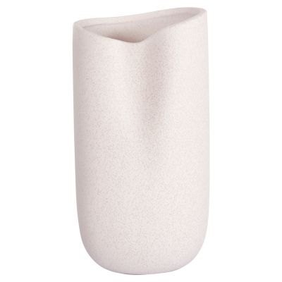 CERAMIC TABLE DECOR GLAZE HM4607.01 OFF WHITE WITH CRYSTALLISATION 15,2x15x30Hcm