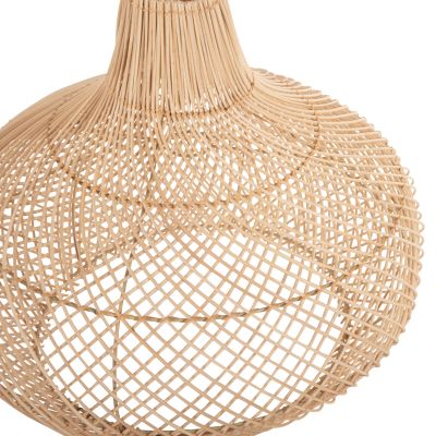 CEILING PENDANT LAMP HM7860 NATURAL RATTAN IN NATURAL COLOR Φ54x46-141Hcm.