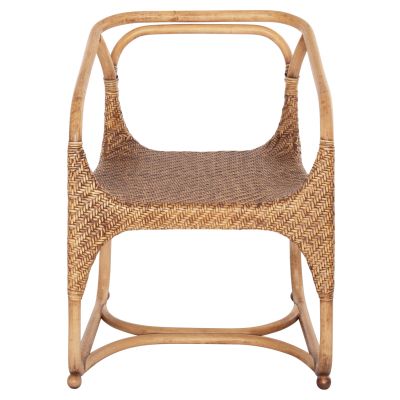 ARMCHAIR RELIK HM9955.02 NATURAL RATTAN-WALNUT COLOR 60x57x79Hcm.