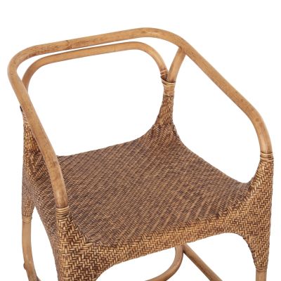 ARMCHAIR RELIK HM9955.02 NATURAL RATTAN-WALNUT COLOR 60x57x79Hcm.