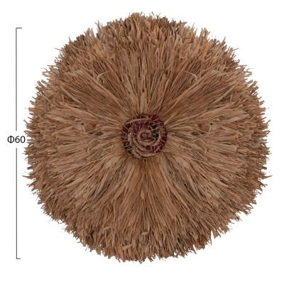 СТЕННА ДЕКОРАЦИЯ ABOR -ЕСТЕСТВЕН ЦВЯТ Φ60см.