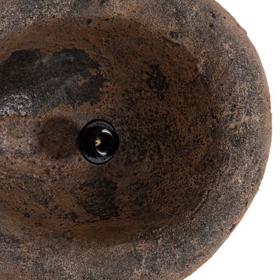 CEILING PENDANT LAMP STONE-LOOK STONER (M) HM4418.03 GREY/BROWN-- 55x45x40Hcm.