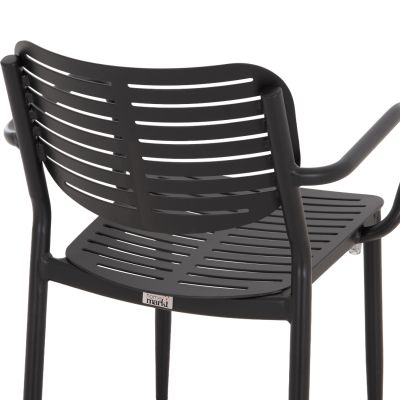 OUTDOOR DINING SET 7PCS HILLIARD HM10999.03 ANTHRACITE ALUMINUM-POLYWOOD