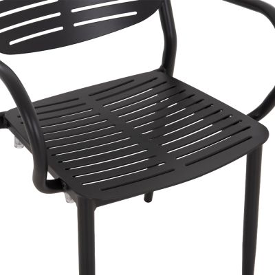 OUTDOOR DINING SET 7PCS HILLIARD HM10999.03 ANTHRACITE ALUMINUM-POLYWOOD