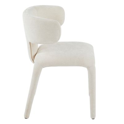 DINING ARMCHAIR BIEN HM18361.02 ECRU LINEN FABRIC 49.5x55.5x76Hcm.