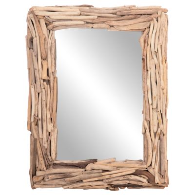 WALL MIRROR TWIGS HM4440 DRIFTWOOD IN NATURAL COLOR 62x10x82Hcm.