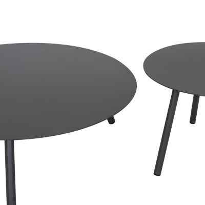 OUTDOOR LOUNGE SET 5PCS STERN HM6555.01 ALUMINUM & OLEFIN IN GREY--TWIST WICKER IN NATURAL