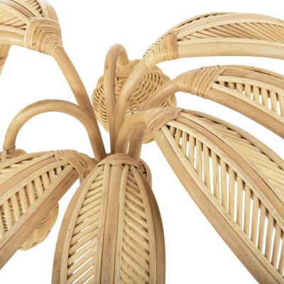 DECORATIVE TREE COCOON HM4319 COCONUT-TYPE MADE OF NATURAL RATTAN Φ88x84Hcm.