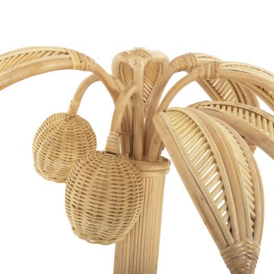 DECORATIVE TREE COCOON HM4319 COCONUT-TYPE MADE OF NATURAL RATTAN Φ88x84Hcm.