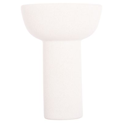 CERAMIC TABLE DECOR ELENDIL HM4602.01 OFF WHITE WITH CRYSTALLISATION Φ23x32H cm.