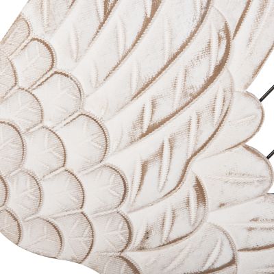 ДЕКОРАЦИЯ ЗА СТЕНА WINGS - БЯЛО-ЧЕРЕН 39x1,5x92Hcm.