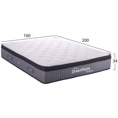 HM661.160 DREAMTOPIA MATTRESS,series "ULTIMATE", 160X200x34H
