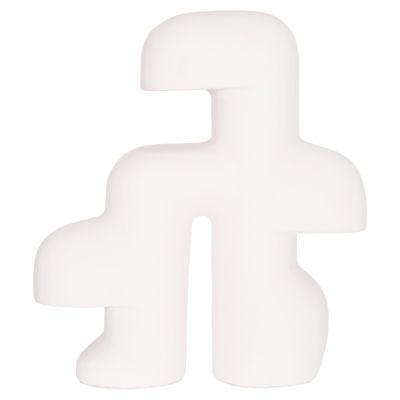 TABLE DECORATIVE LAMP ELBAR HM4698.02 FIBER CEMENT IN WHITE--[E14]--44x12x50Hcm.