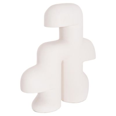 TABLE DECORATIVE LAMP ELBAR HM4698.02 FIBER CEMENT IN WHITE--[E14]--44x12x50Hcm.