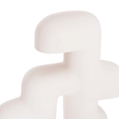 TABLE DECORATIVE LAMP ELBAR HM4698.02 FIBER CEMENT IN WHITE--[E14]--44x12x50Hcm.