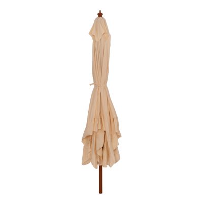 Professional umbrella 3x3m with wooden frame HM6022 Beige