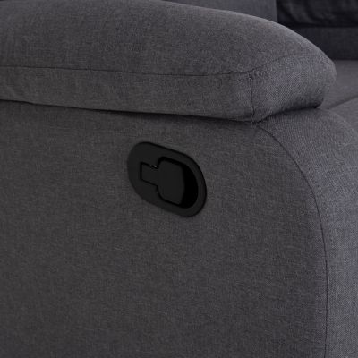 ARMCHAIR RELAX DIONI HM3296.01 GREY FABRIC 85x90x100Hcm.