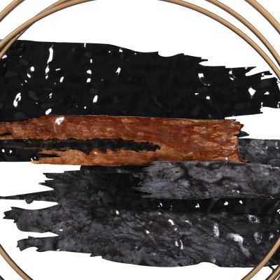 ДЕКОР ЗА СТЕНА -ЧЕРНО/АНТРАЦИТ/ЗЛАТО 144x63,5Hcm.