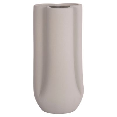 CERAMIC TABLE DECOR GLAZE HM4612.03 MATTE GREY Φ14x29Hcm.