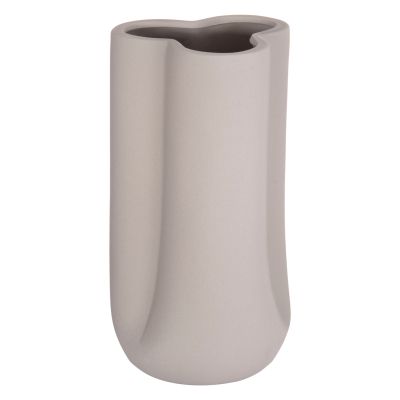 CERAMIC TABLE DECOR GLAZE HM4612.03 MATTE GREY Φ14x29Hcm.