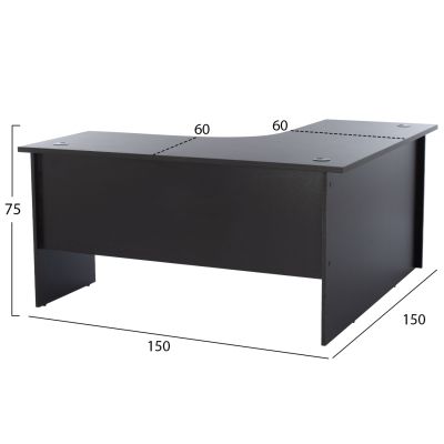 Професионален офис ъгъл 150x150Χ75 -Венге