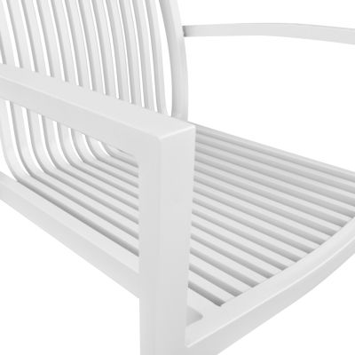 Алуминиев стол BRONCA - White 54,2x59x83,5 cm